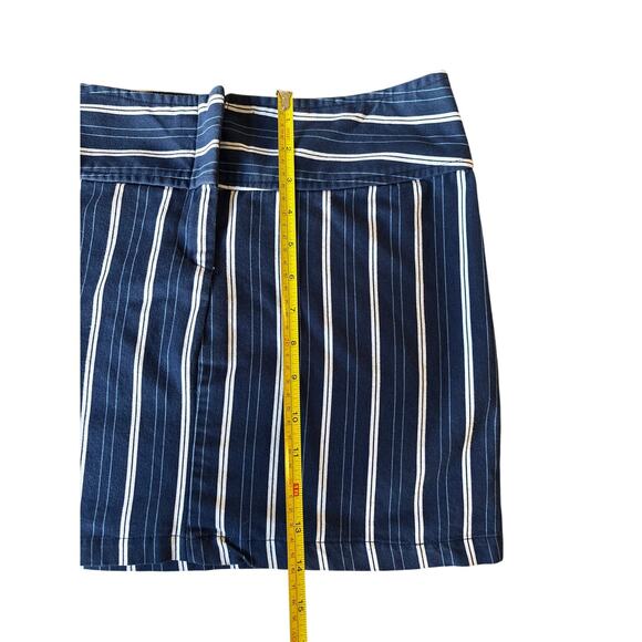 Vintage y2k mini skirt, striped, micro mini - Picture 4 of 5